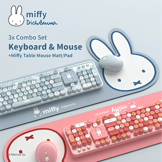 Miffy Keyboard + Mouse + Mouse pad Miffy Shop