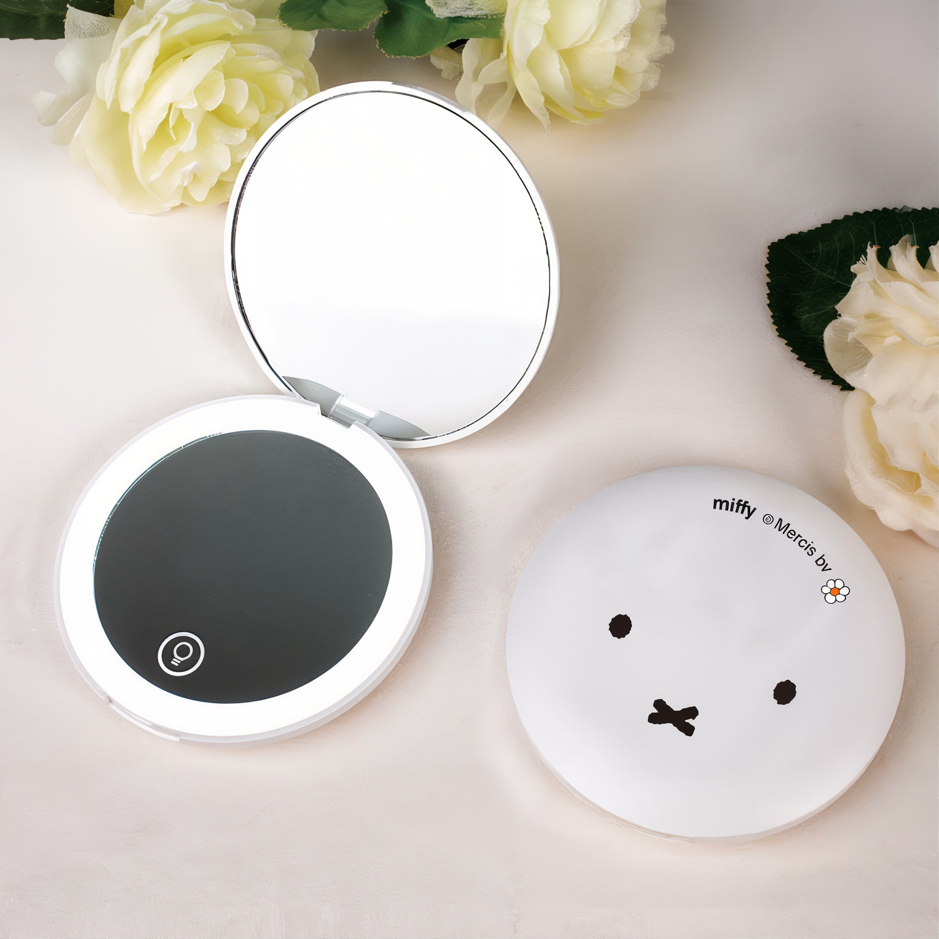 MIffy Handheld Makeup Mirror Cute Tech